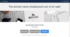 Desktop Screenshot of nicediscount.com