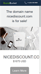 Mobile Screenshot of nicediscount.com